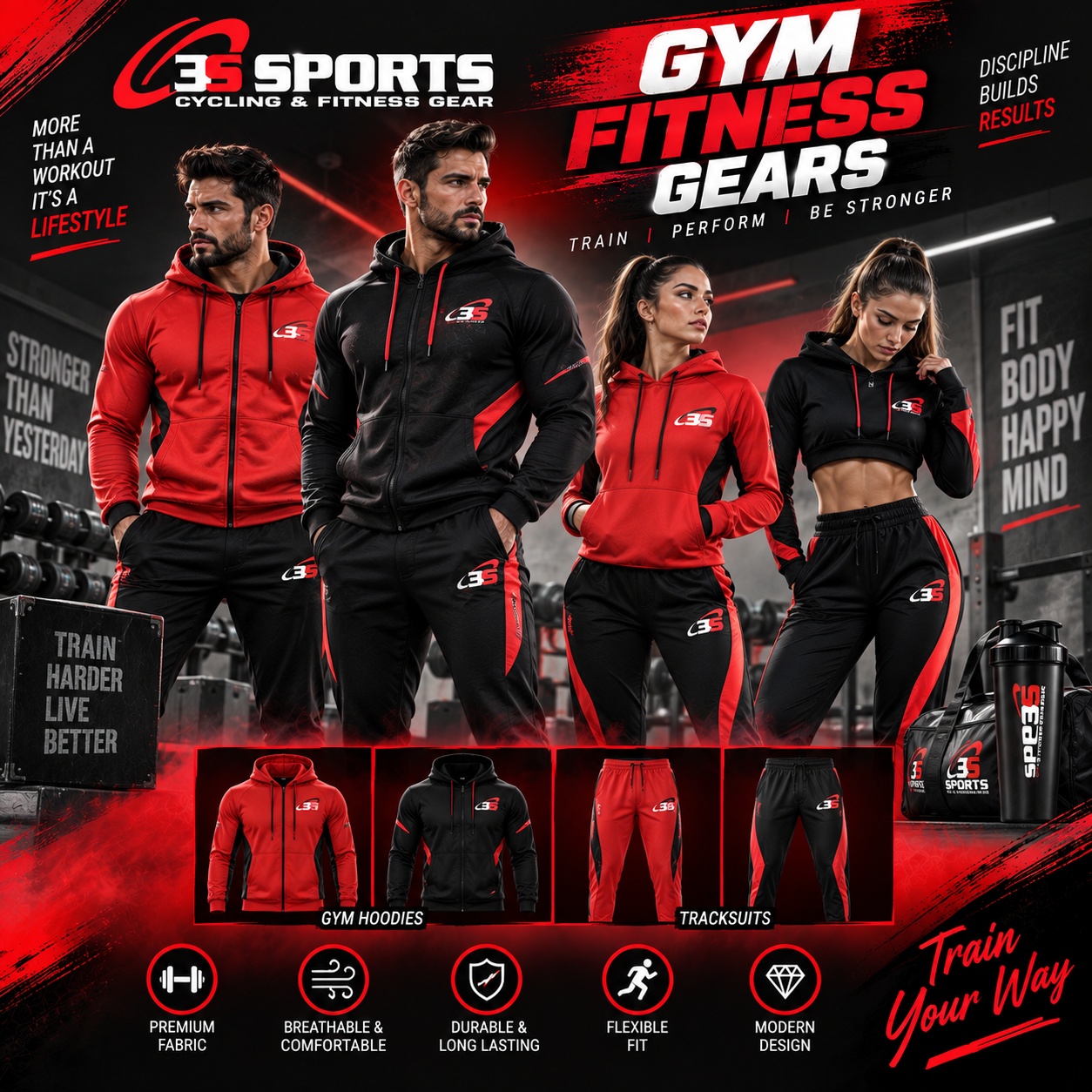 Gym Fitness Gears